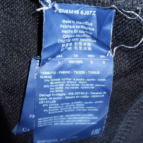 Armani Jeans Men’s Blue Full Zip Hoodie L Regular Fit