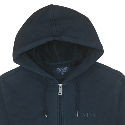 Armani Jeans Men’s Blue Full Zip Hoodie L Regular Fit
