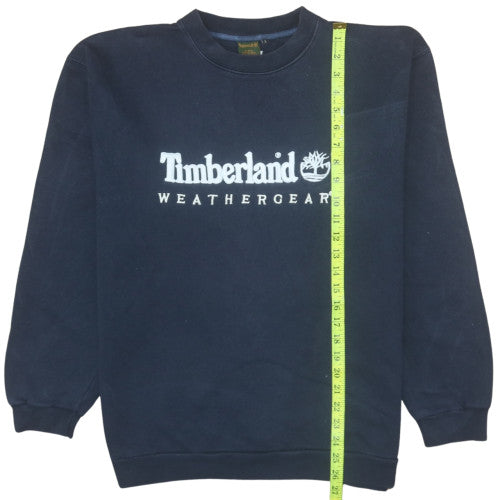 Timberland Men's Blue Crew Neck Pullover Sweatshirt L Outdoor Fleece