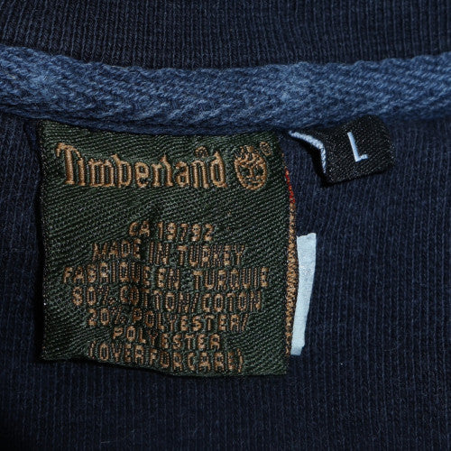 Timberland Men's Blue Crew Neck Pullover Sweatshirt L Outdoor Fleece