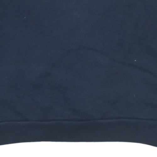 Timberland Men's Blue Crew Neck Pullover Sweatshirt L Outdoor Fleece