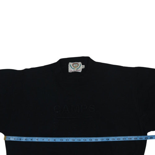 Camps Basic Men's Black XL Pullover Sweatshirt Vintage Sports Logo