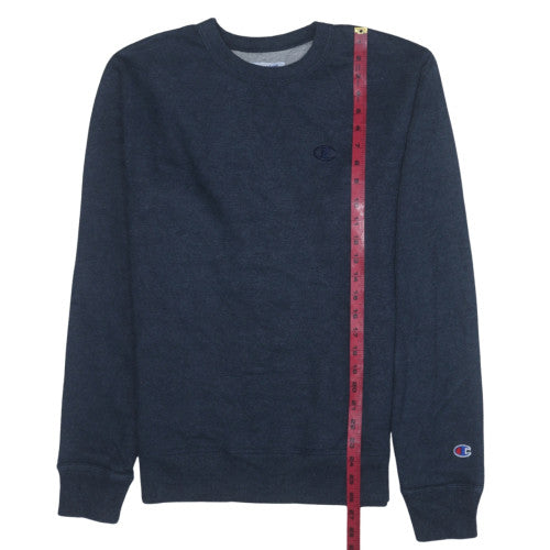 Champion Men's Blue Crew Neck Pullover Sweatshirt Size S