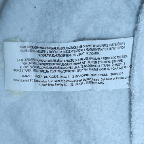 Disney Women’s Grey Stitch Sweatshirt V-Neck Pullover Size M