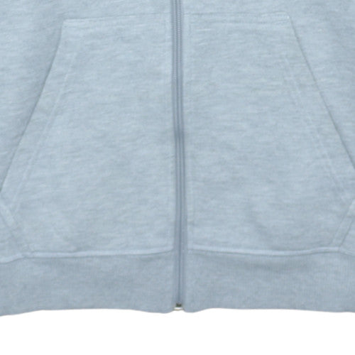 Adidas Men’s Grey Full Zip Hoodie Fleece Lined Size M Sportswear