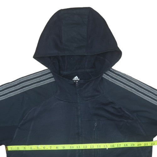 Adidas Men's Black Full Zip Hoodie Size M Sports Jacket
