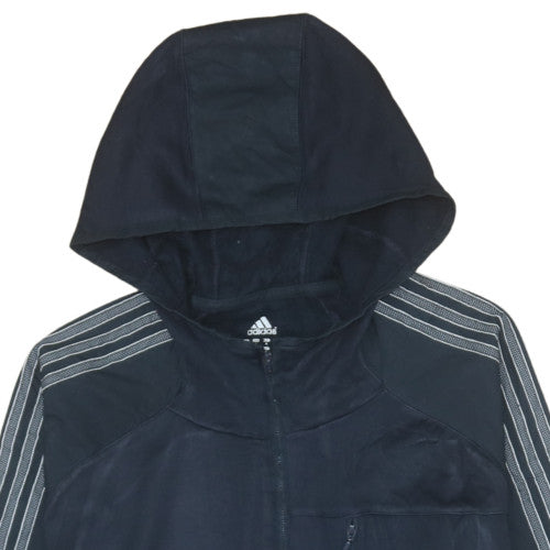 Adidas Men's Black Full Zip Hoodie Size M Sports Jacket