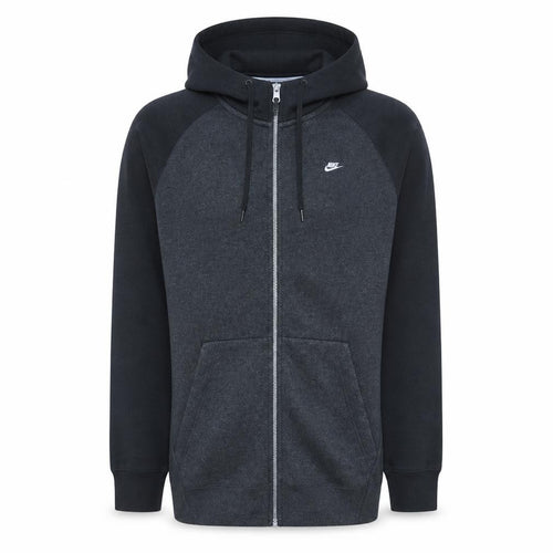 Nike Men's Black Small Full Zip Hoodie Cotton Blend Casual