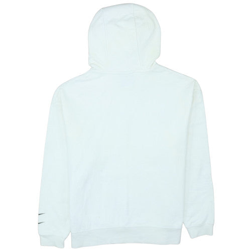 Nike Men's White Pullover Hoodie Size M Regular Fit Fleece