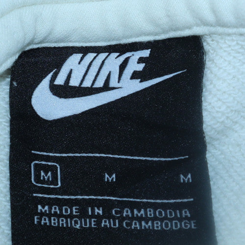 Nike Men's White Pullover Hoodie Size M Regular Fit Fleece