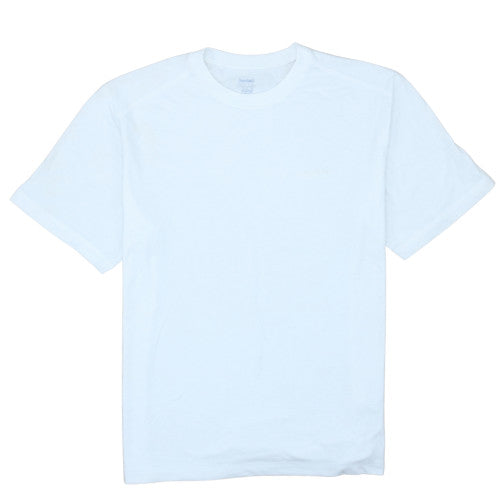 Reebok Men's White PlayDry Crew Neck Short Sleeve T-Shirt Size L