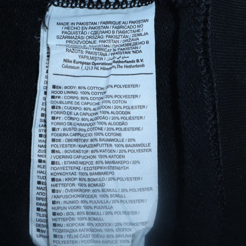 Nike Men's Black Full Zip Hoodie M Regular Fit Fleece Sweatshirt