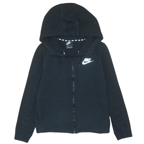 Nike Men's Black Full Zip Hoodie S Fleece Sportswear