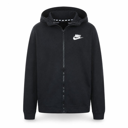 Nike Men's Black Full Zip Hoodie S Fleece Sportswear
