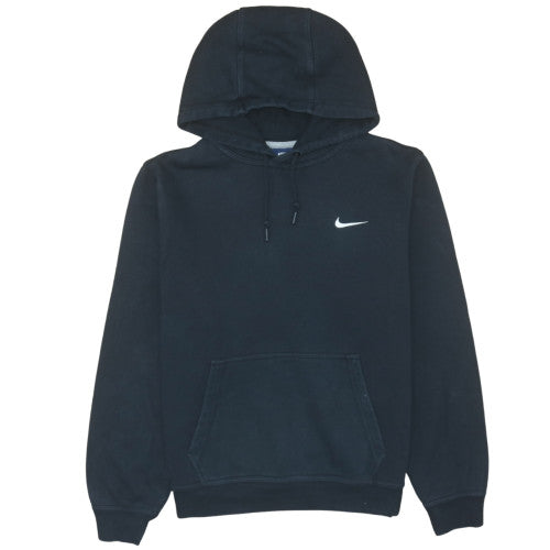 Nike Womens Black Pullover Hoodie L Logo Front Classic Fit