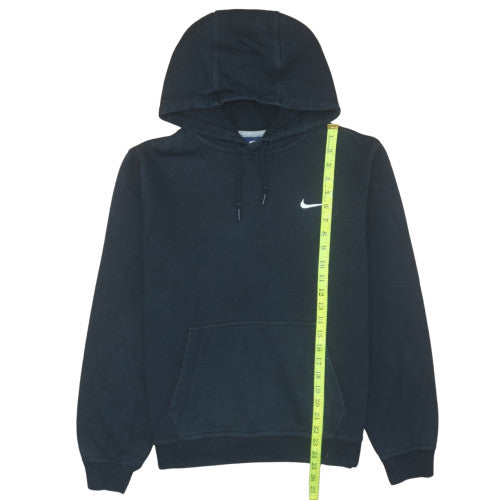Nike Womens Black Pullover Hoodie L Logo Front Classic Fit