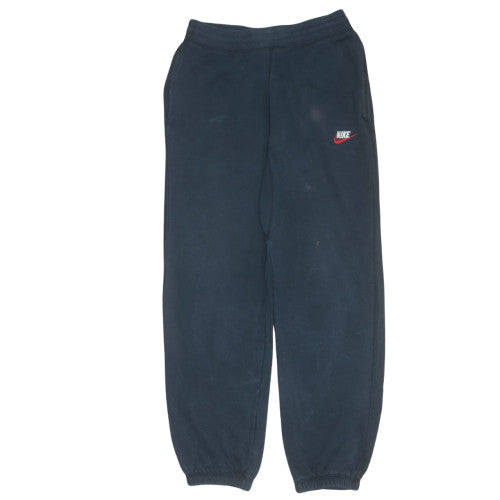 Nike Men's Blue Fleece Sweatpants S Regular Fit Joggers