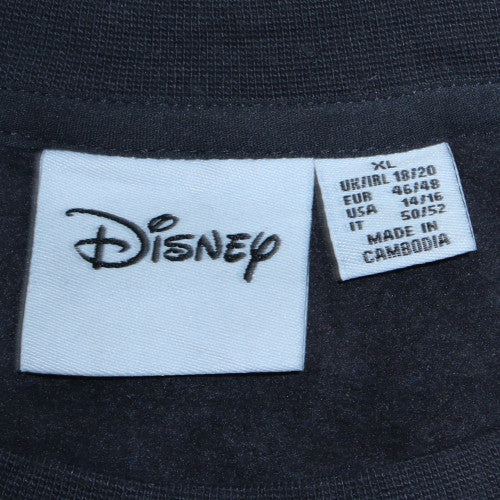 Disney Princess Womens Black XL Pullover Sweatshirt by Primark