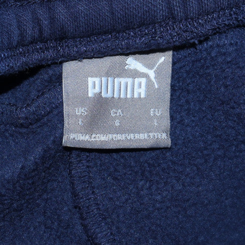 Puma Men Blue L Jogger Fleece Activewear Trousers