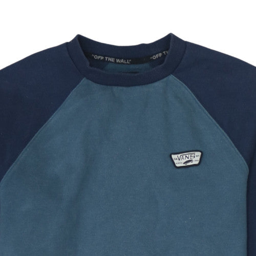 Vans Men's Blue XS Pullover Crew Neck Fleece Sweatshirt