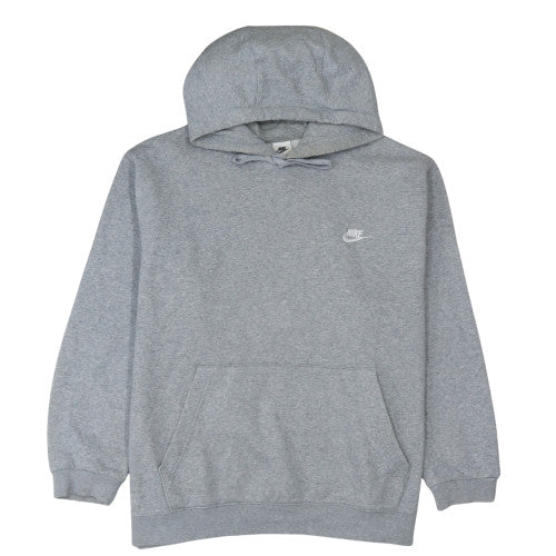 Nike Men's Grey Pullover Hoodie XXL Fleece Sweatshirt Classic Style