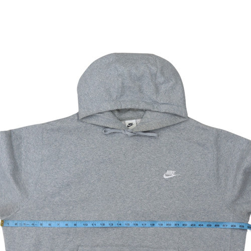 Nike Men's Grey Pullover Hoodie XXL Fleece Sweatshirt Classic Style