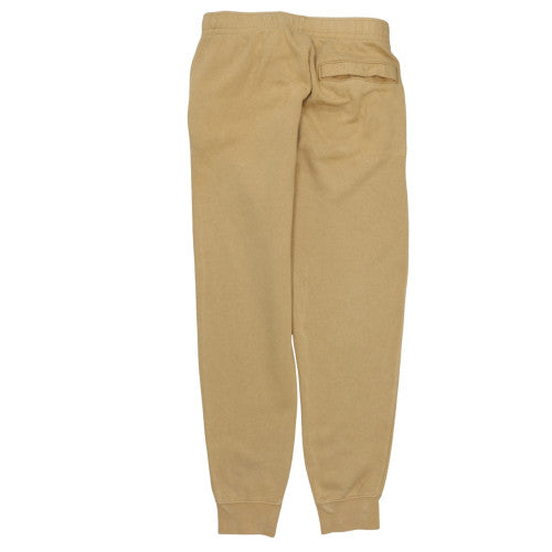 Nike Men's Beige Fleece Jogger Trousers M Regular Fit Activewear
