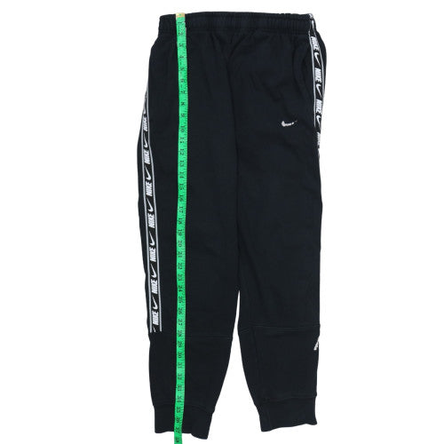 Nike Men's Black L Jogger Sweatpants with Side Stripe Logo