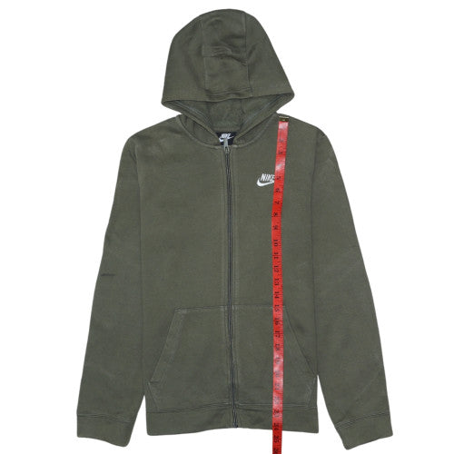 Nike Boys Green Full Zip Fleece Hoodie XL 158-170cm