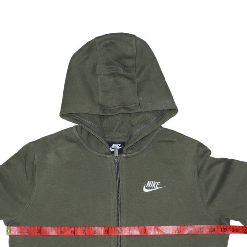 Nike Boys Green Full Zip Fleece Hoodie XL 158-170cm