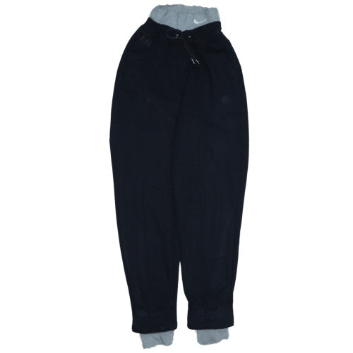 Nike Womens Black XS Jogger Sweatpants Fleece Lined Drawstring