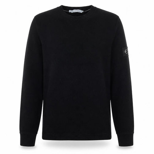 Calvin Klein Jeans Men's Black Cotton Crew Neck Jumper M