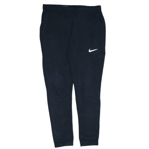 Nike Men's Black Dri-FIT Jogger Trousers M Slim Tapered