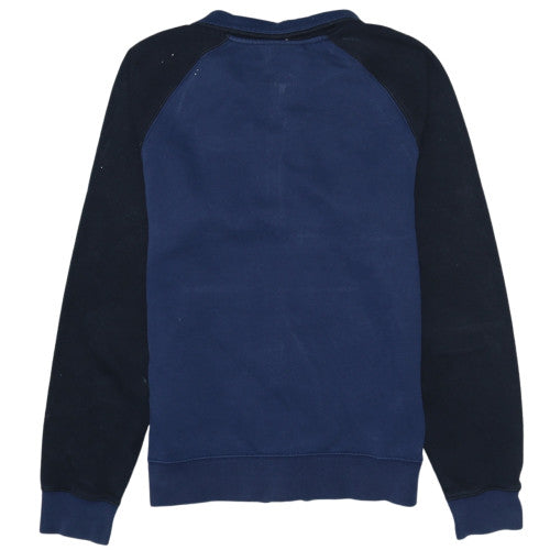 Nike Men's Blue XS Colourblock Track Jacket Full Zip Fleece