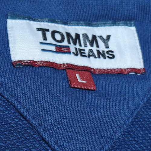 Tommy Jeans Men's Blue Long Sleeve Pullover Sweatshirt Size L