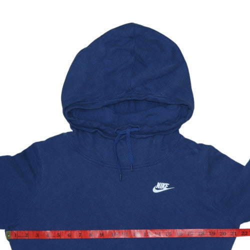 Nike Men's Blue Small Pullover Hoodie Fleece Sweatshirt