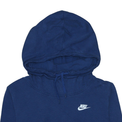 Nike Men's Blue Small Pullover Hoodie Fleece Sweatshirt