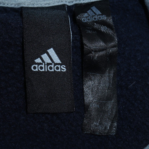 Adidas Men's Blue Pullover Hoodie Medium Graphic Sportswear