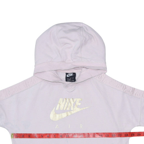 Nike Girls Pink Hoodie XL Logo Pullover Long Sleeve Casual Sweatshirt