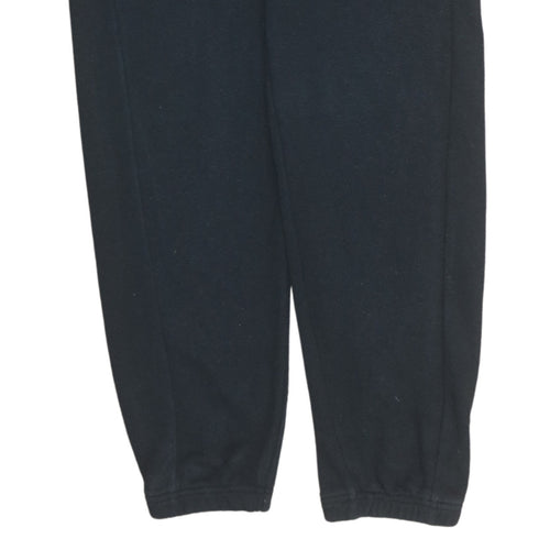 Adidas Boys Black Jogger Sweatpants 13-14 Years Regular Fit Fleece