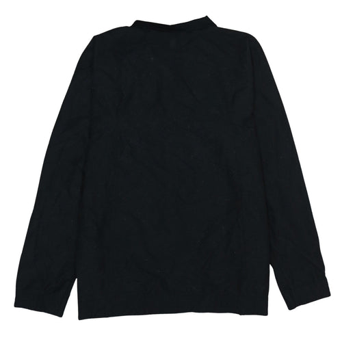 adidas Women Black 2XL Sports Full Zip Jacket Lightweight