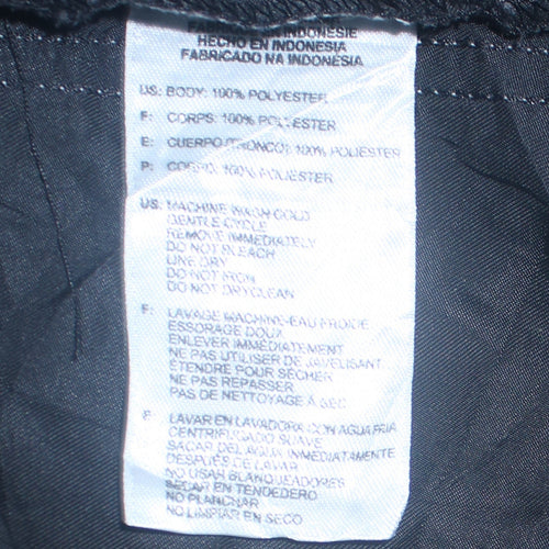 adidas Women Black 2XL Sports Full Zip Jacket Lightweight