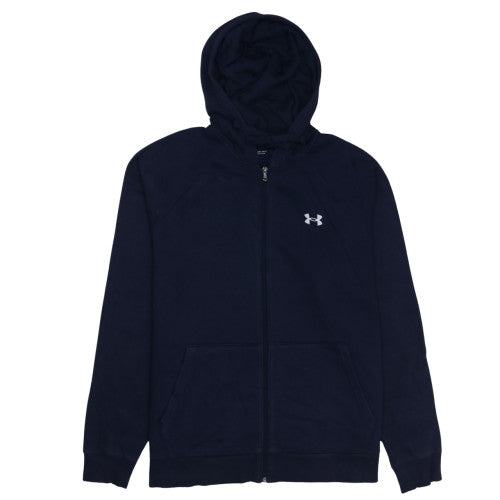Under Armour Men’s Blue Full Zip Hoodie Size L Relaxed Fit