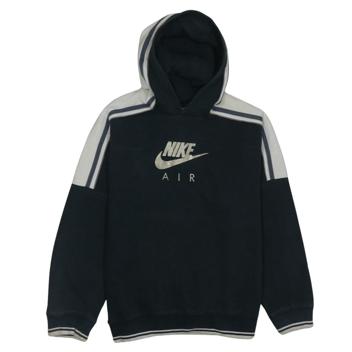 Nike Boys Black XL Pullover Fleece Hoodie with Logo Detail