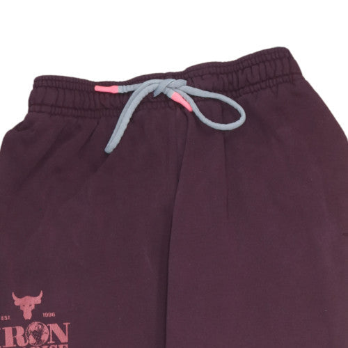 Under Armour Women Brown Jogger Trousers L Fleece Sweatpants