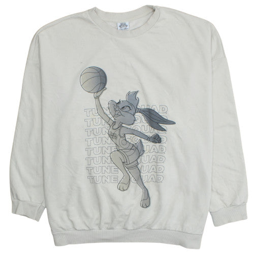 George Women’s Beige Space Jam Tune Squad Sweatshirt L 16-18