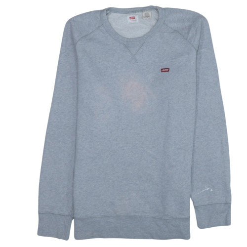Levi's Men's Grey Crew Neck Pullover Sweatshirt M Regular Fit