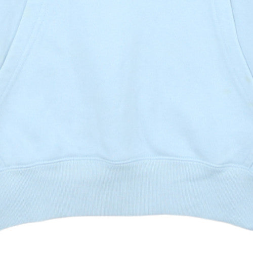 Champion Women’s Light Blue Pullover Hoodie Medium Cotton Blend