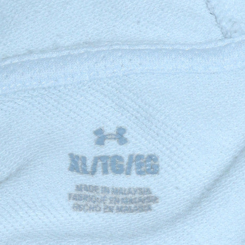 Under Armour Men's White XL Hooded Basic Jacket with Logo