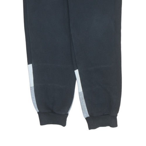 Adidas Boys Black 13-14 Years Jogger Sweatpants with Elastic Waist